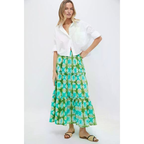 TUCKERNUCK BEACH Seafoam Medallion Prado Skirt Size XS NWT - Picture 5 of 6